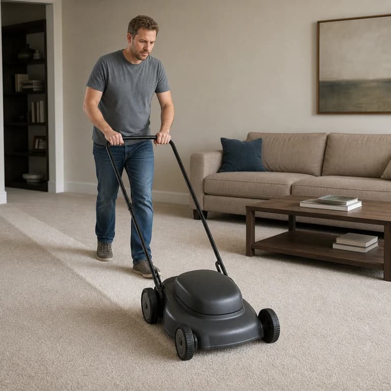 Mowing carpet