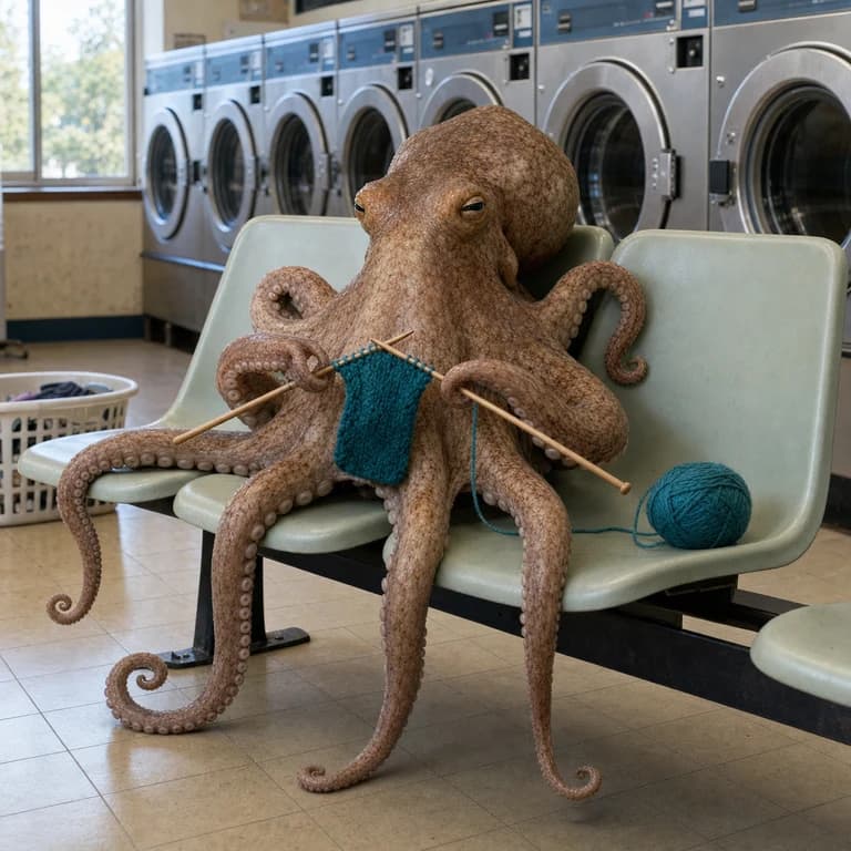 Octopus knitting