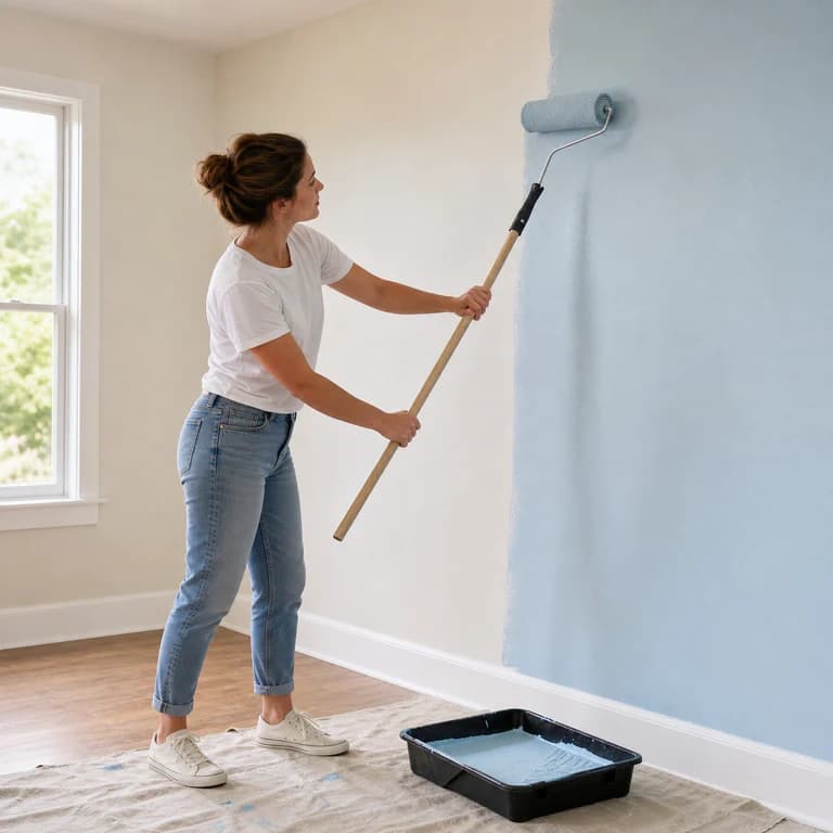 Painting wall roller