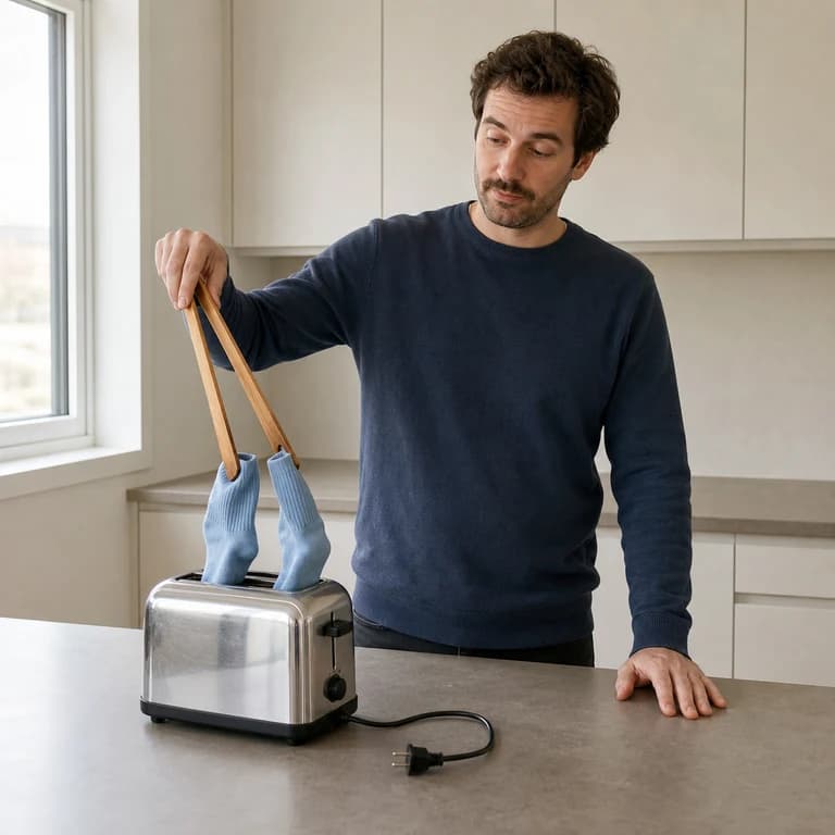 Toasting socks