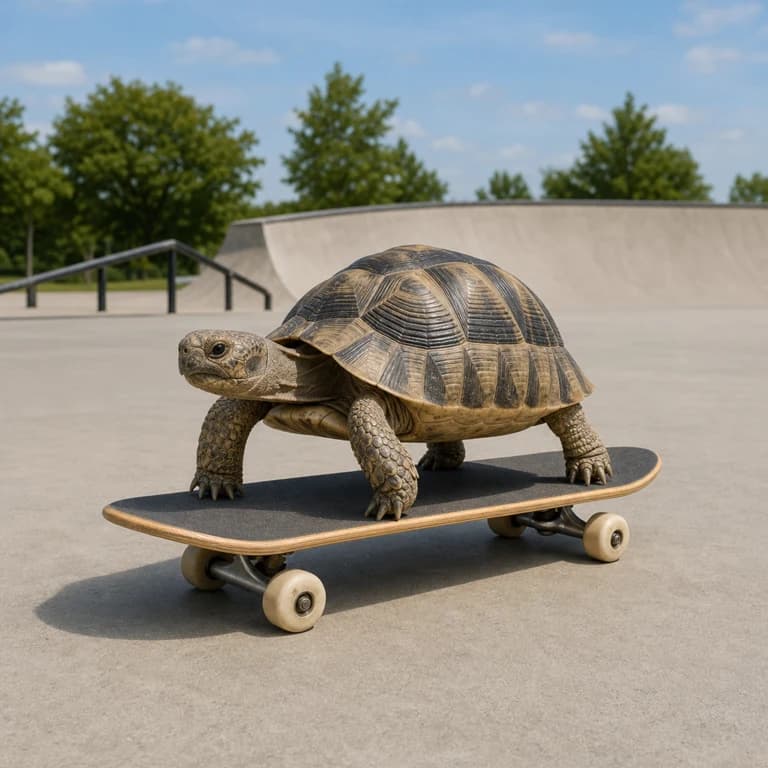 Tortoise skateboard